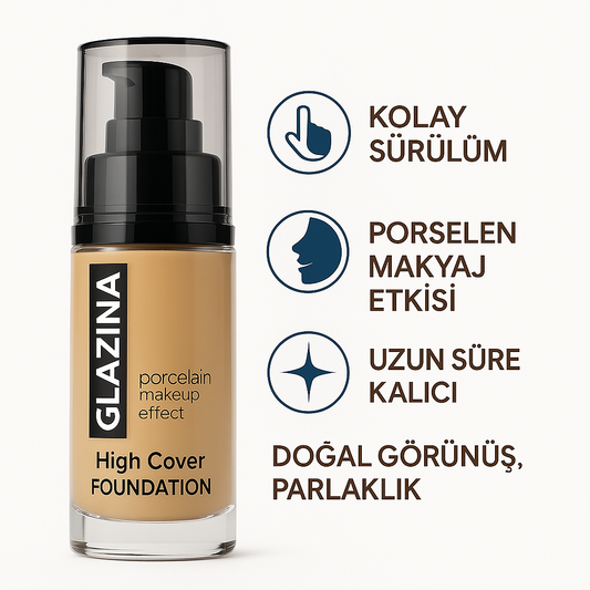 Yüksek Kapatıcı Porselen Fondöten High Cover™